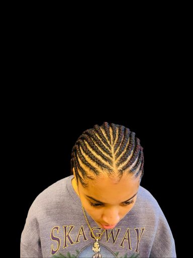 Fulani Cornrows with Knotless $100