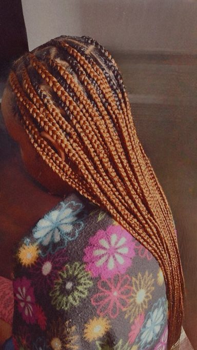 Medium Knotless Braids $150