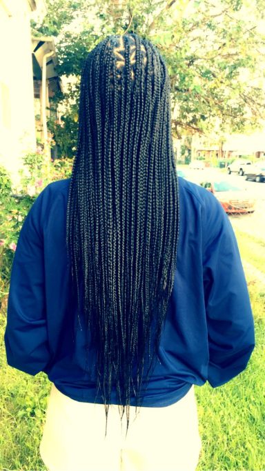 Smedium Knotless Braids $160