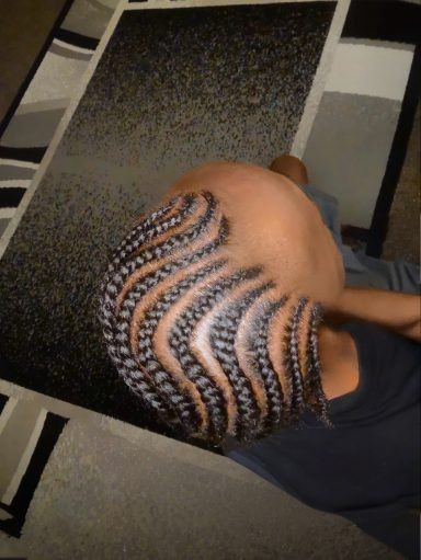 Men's Natural Cornrows $50