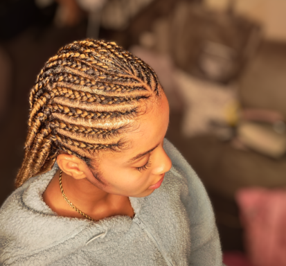 Medium Fulani Cornrows $85