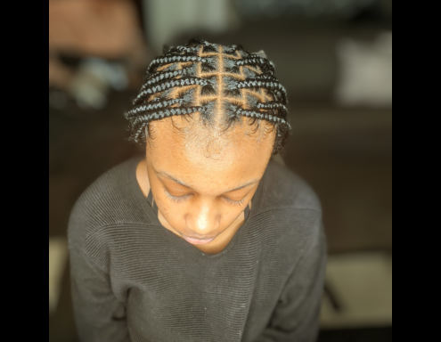 Small Knotless Braids $160